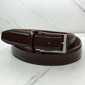 Dockers Mens Brown Leather Top Belt Size 40 ✨